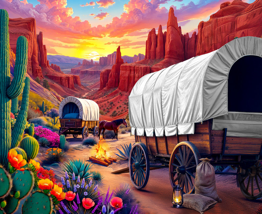 Santa Fe Trail 500 Piece Puzzle