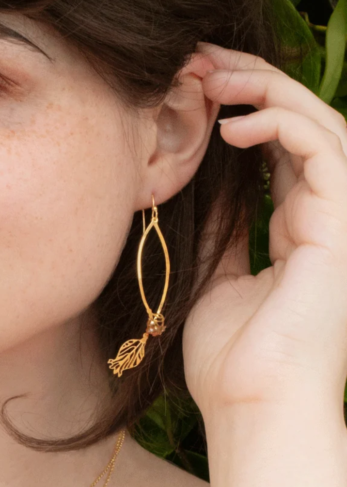 Holly Yashi Elora Chime Earrings - Gold    