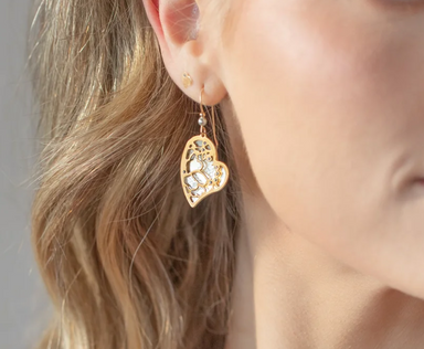 Holly Yashi Valena Gold and Silver Earrings