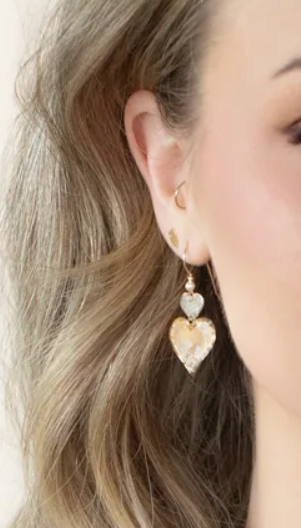 Holly Yashi Mia Earrings - Gold and Silver    