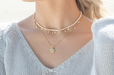 Holly Yashi Sandra Necklace - Sage    