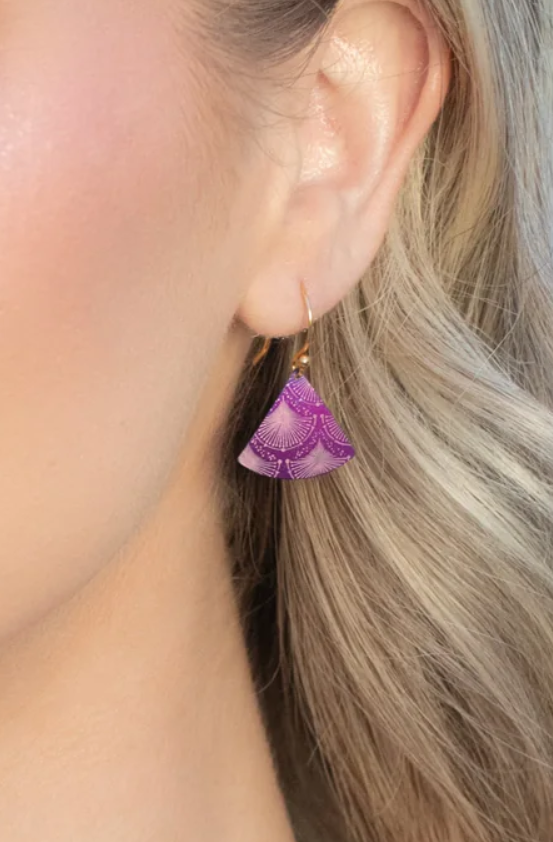 Holly Yashi Halley Earrings - Plum