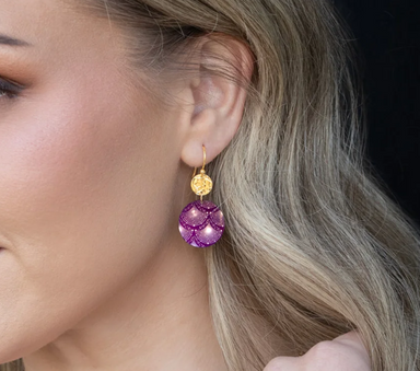 Holly Yashi Danica Earrings - Plum