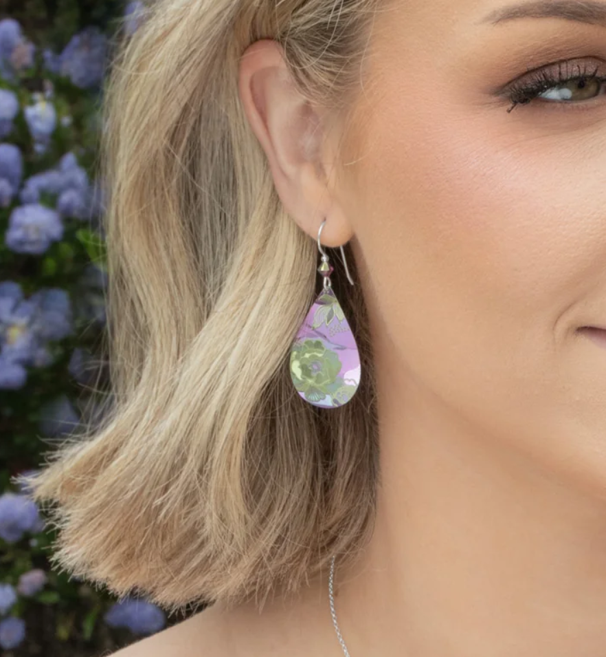 Holly Yashi Cynthia Earrings - Violet