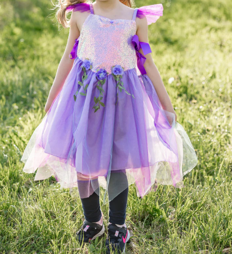 Lilac Sequins Fairy Tunic size 5-6