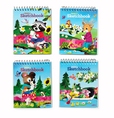 eeBoo Woodland Friends Mini Sketchbook (Single) - Assorted Styles