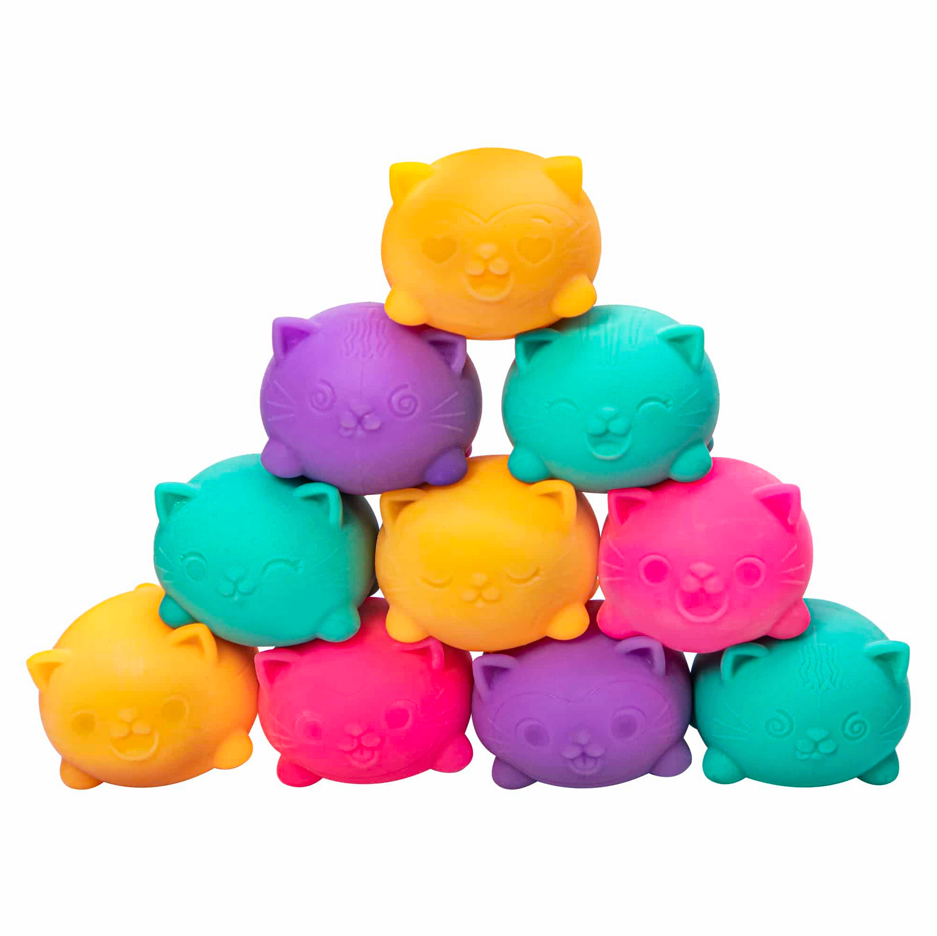 NeeDoh Teenie Cool Cats Pack of 3 - Random Colors