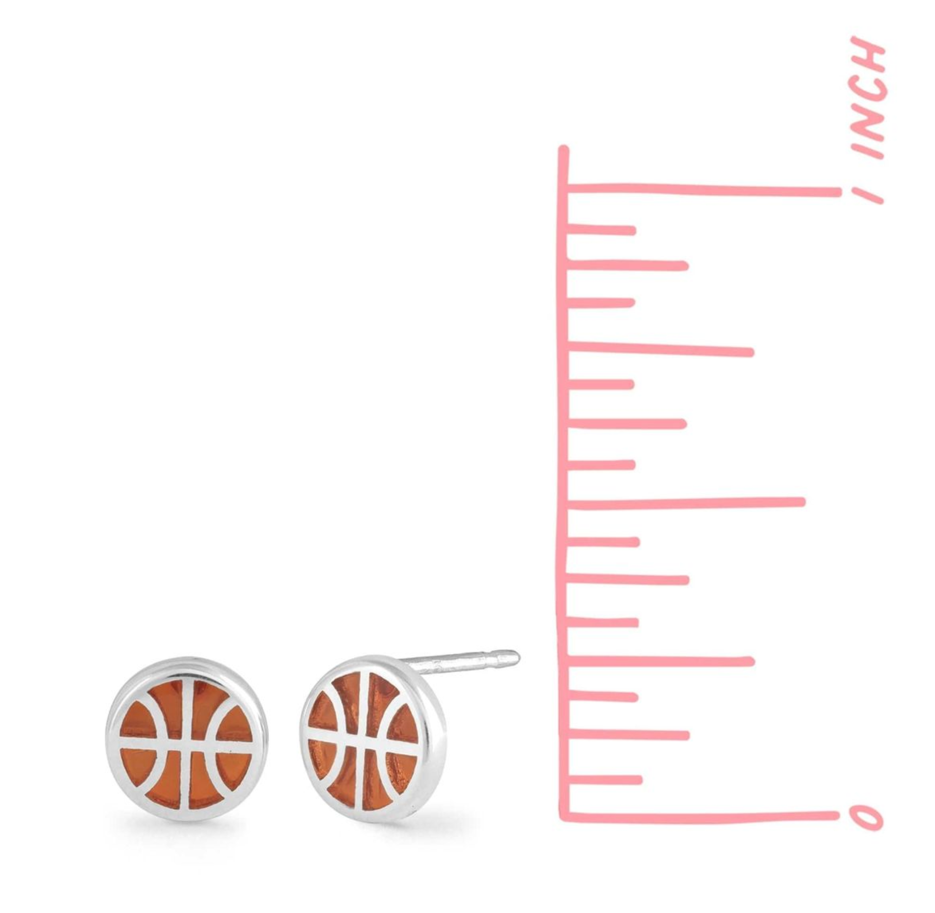 Boma Basketball Post Earrings