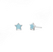 Boma Blue Mother of Pearl Star Post Earrings