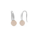 Boma Sterling Silver Open Drop Earrings - Round Rose Quartz Drop