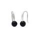 Boma Sterling Silver Open Drop Earrings - Round Onyx Drop