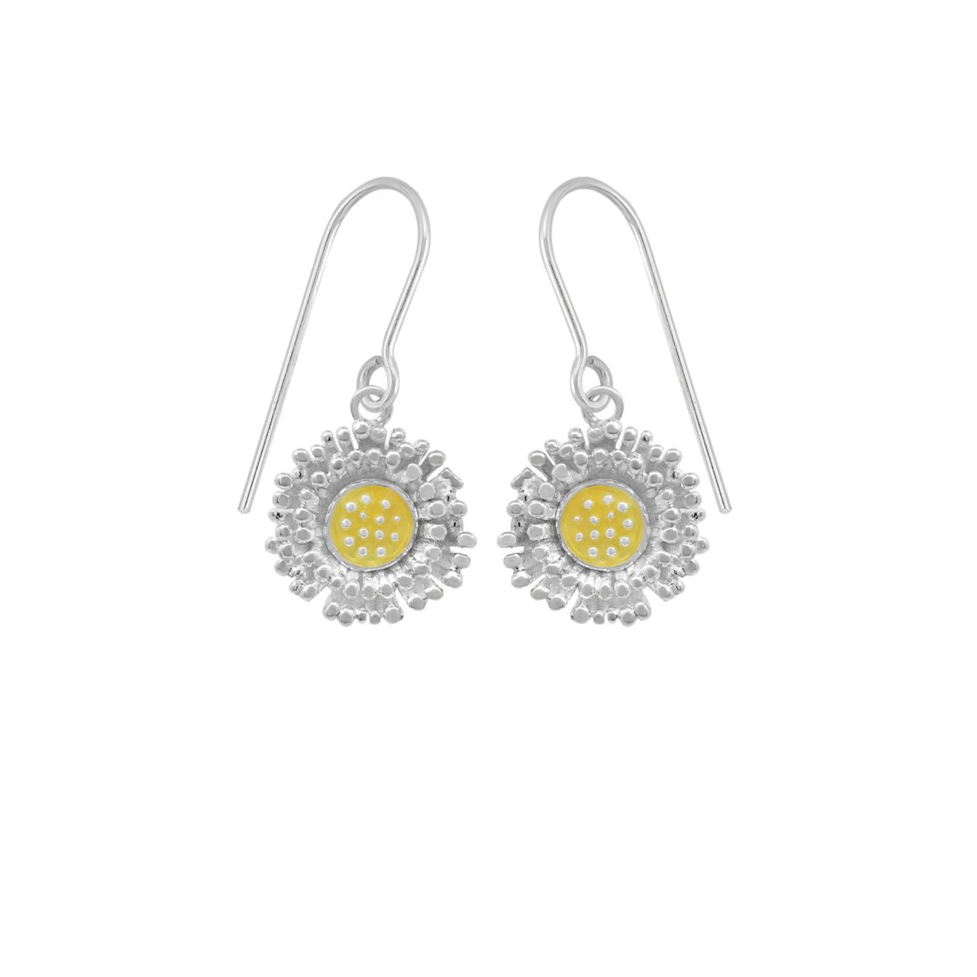Boma Sterling Silver Lotus Pollen Earrings