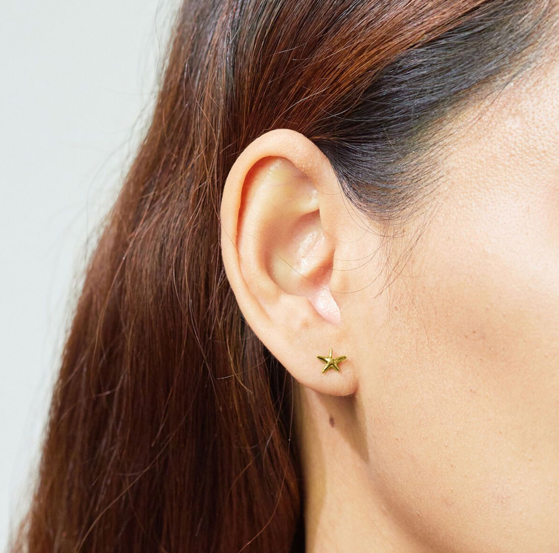 Boma 14K Gold Starfish Post Earrings