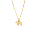 Boma 14K Gold California Golden Grizzly Bear Pendant Necklace
