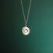Boma Sterling Silver Mother of Pearl Maori Spiral Necklace