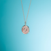 Boma Maori Pink Mother of Pearl Maori Spiral Necklace