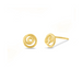 Boma 14K Gold Spiral Stud Earrings