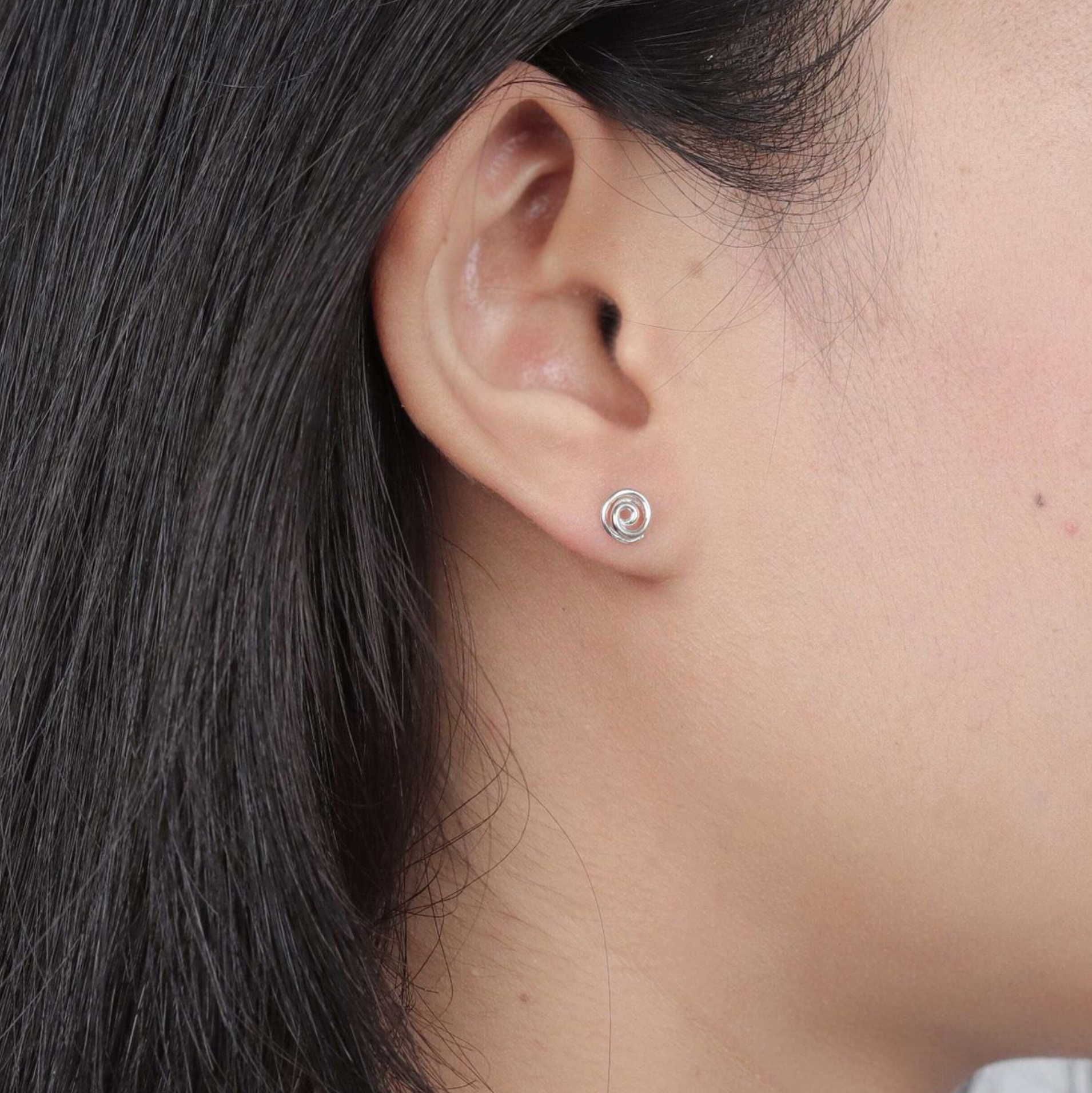 Boma 14K Gold Spiral Stud Earrings