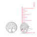Boma 14K Gold Tree of Life Stud Earrings