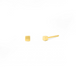 Boma 14K Gold Small Square Stud Earrings