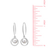 Boma Sterling Silver Orbit Pearl Earrings