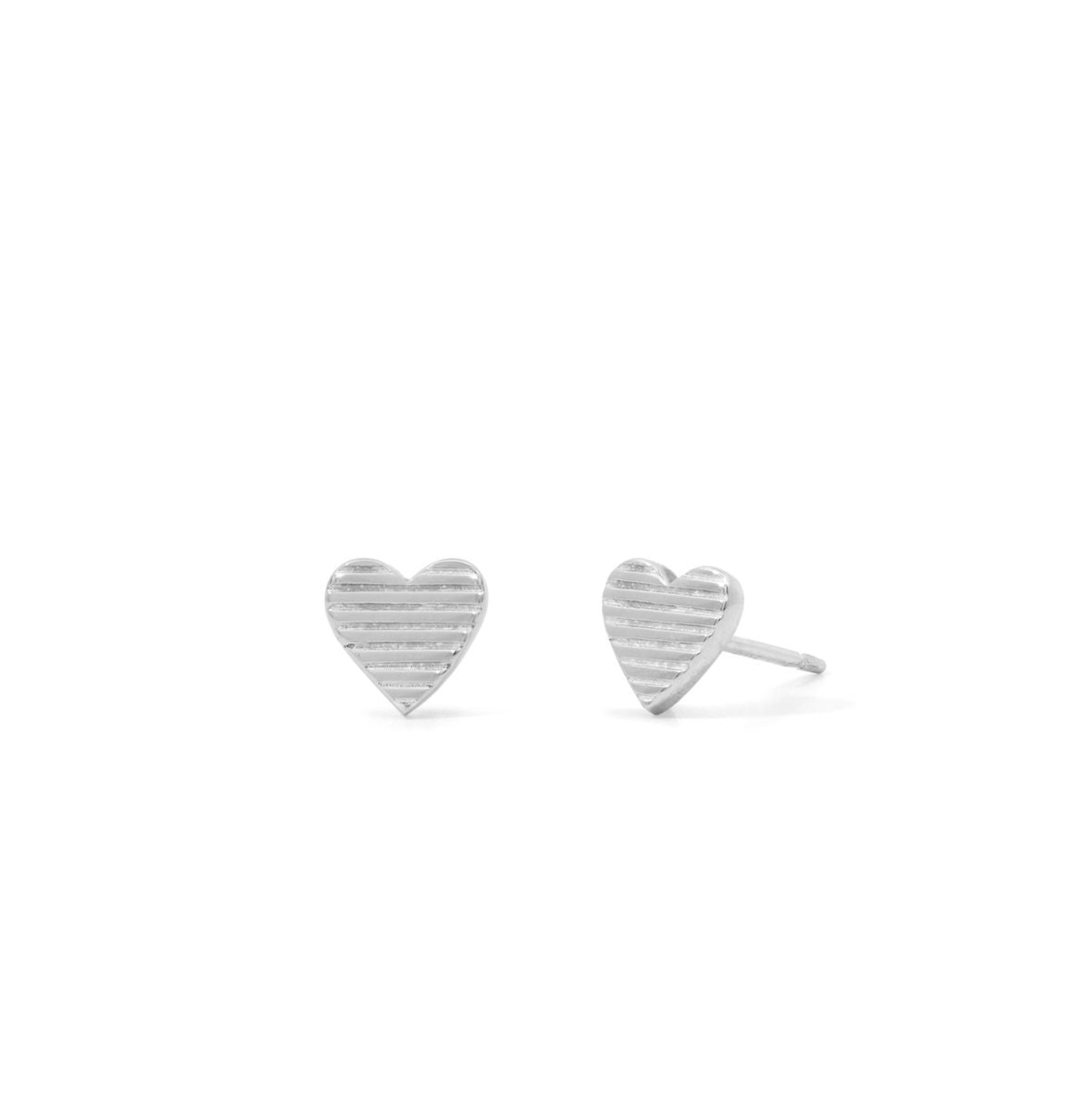 Boma Sabrina Heart Stud Earrings