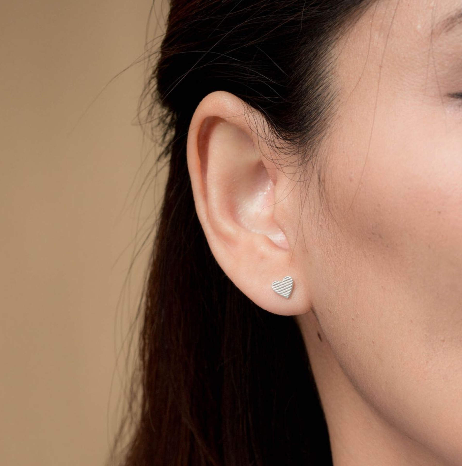 Boma Sabrina Heart Stud Earrings