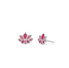Boma Pink Lotus Flower Stud Earrings