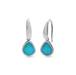 Boma Modern Open Drop with Turquoise Earrings