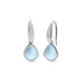 Boma Modern Open Drop with Blue Mother of Pearl Earrings