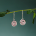 BOMA Moari Spiral Dangles with Pink Mother of Pearl