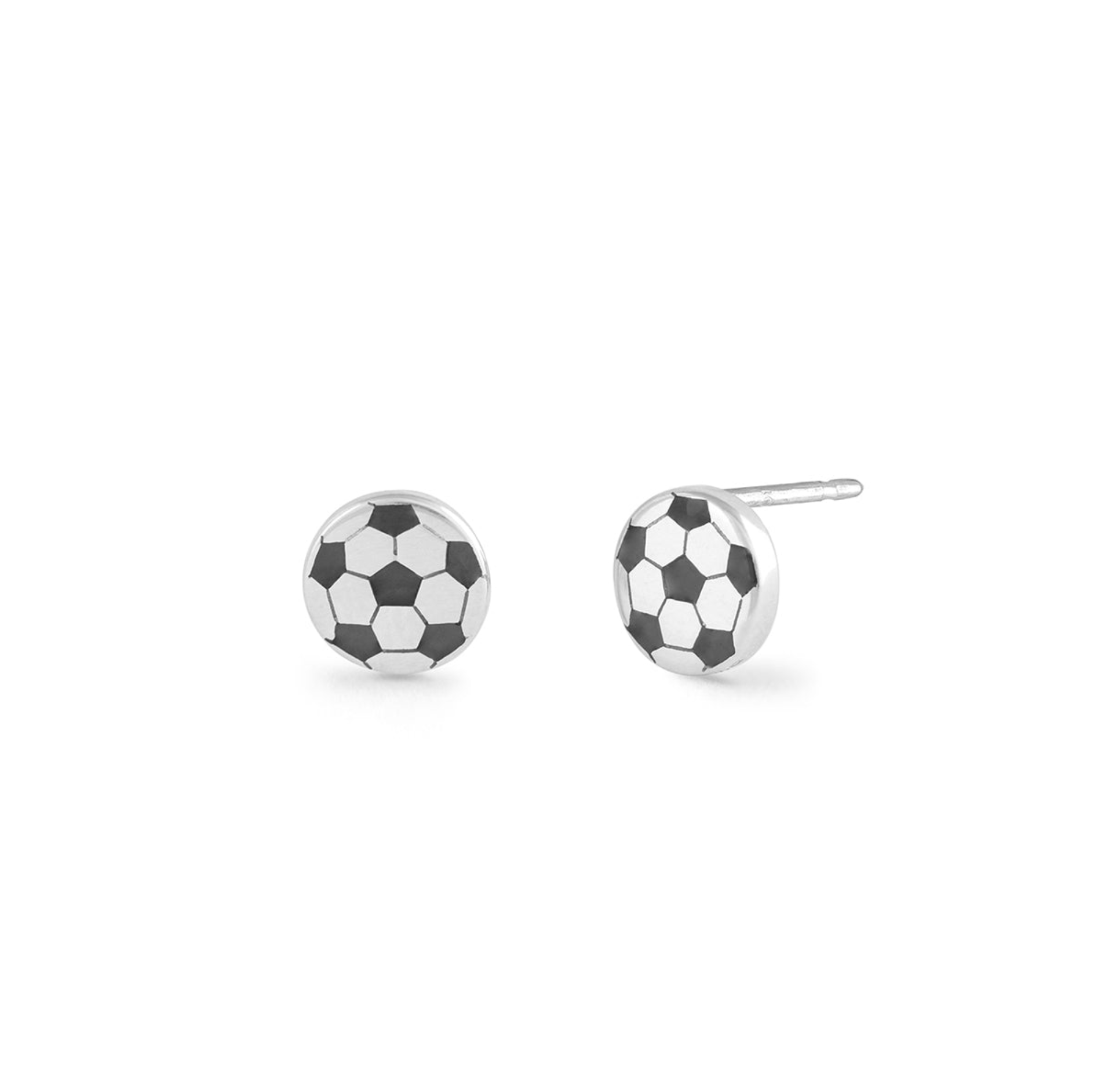 Boma Soccer Ball Stud Earrings