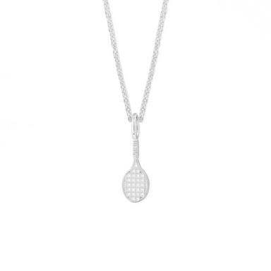 Boma Silver Tennis Racket Necklace