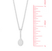 Boma Silver Tennis Racket Necklace