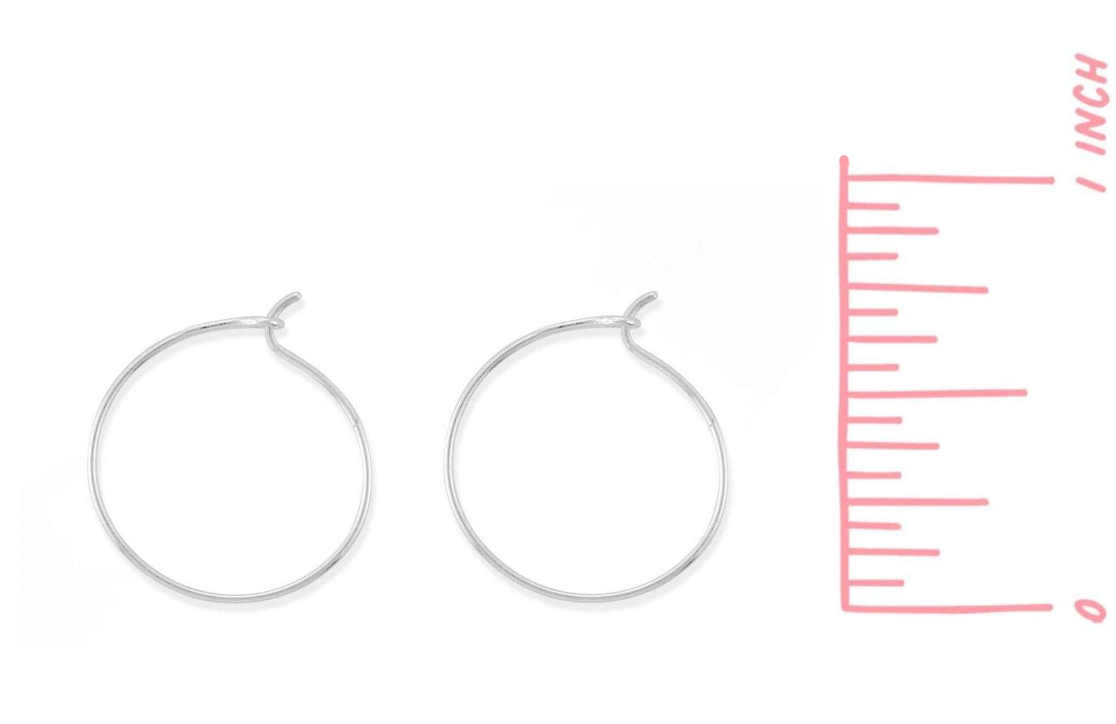 Boma Sterling Silver Aiko 0.8" Hoop Earrings