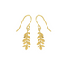 Boma 14K Gold Leaf Dangle Earrings