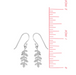 Boma Sterling Silver Leaf Dangle Earrings