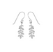 Boma Sterling Silver Leaf Dangle Earrings