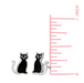 Boma Sterling Silver Post Earrings - Black Cat