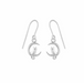Boma Cat and Moon Dangle Earrings