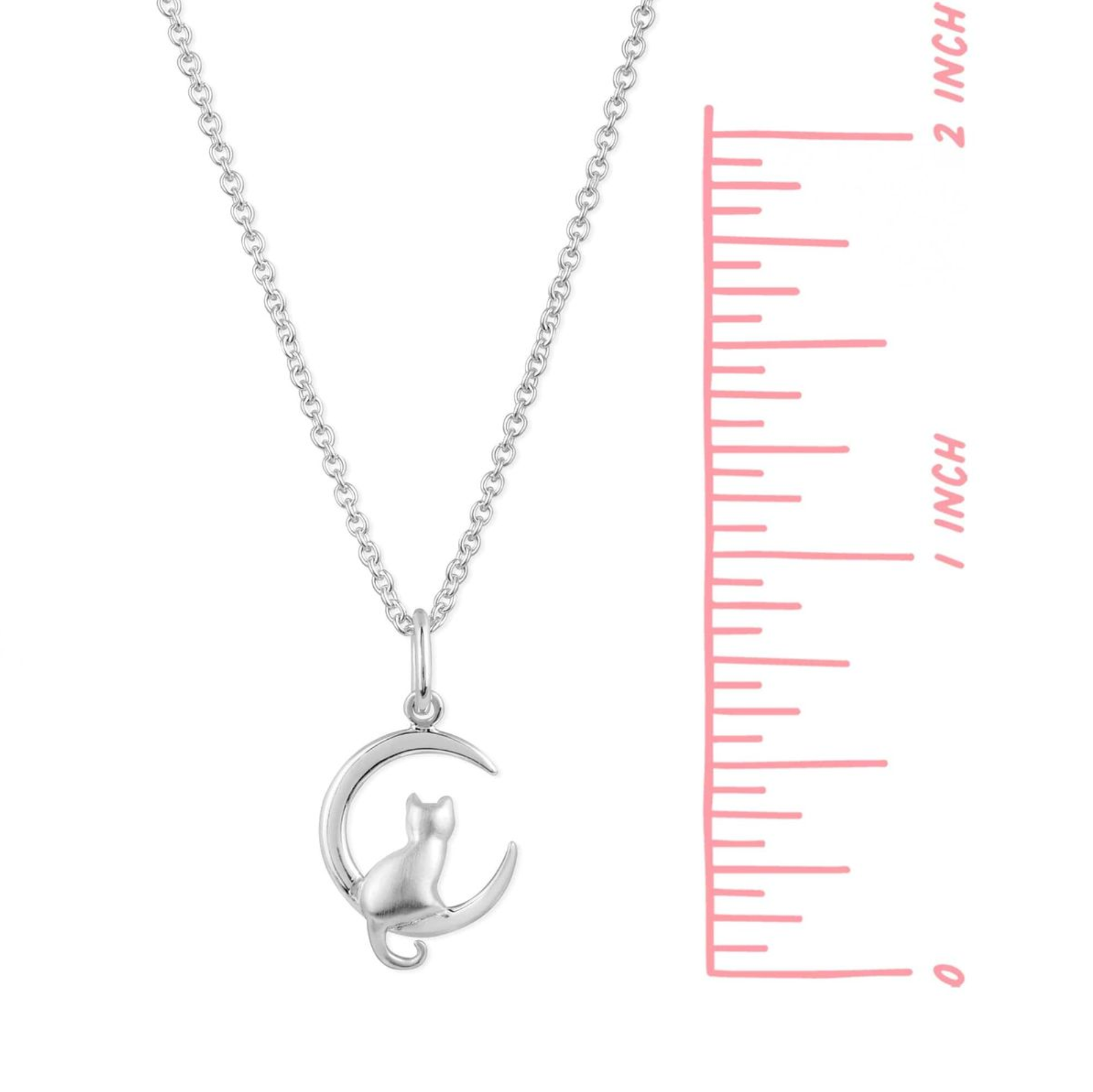 Boma Cat and Moon Necklace