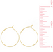 Boma 14K Gold Aiko 1.2" Hoop Earrings