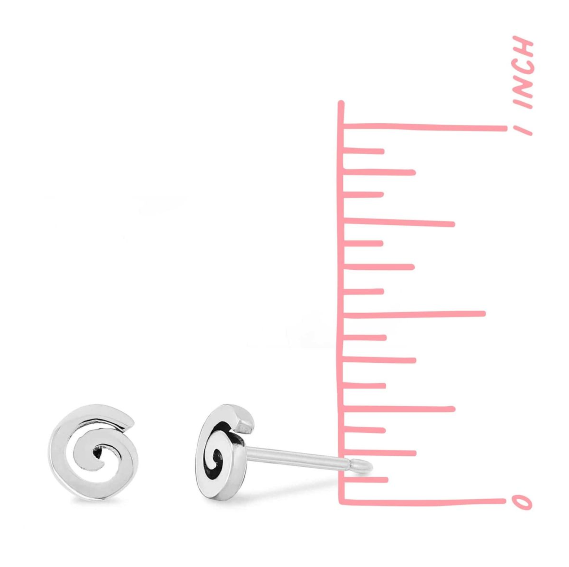 Boma 14K Gold Essential Spiral Stud Earrings