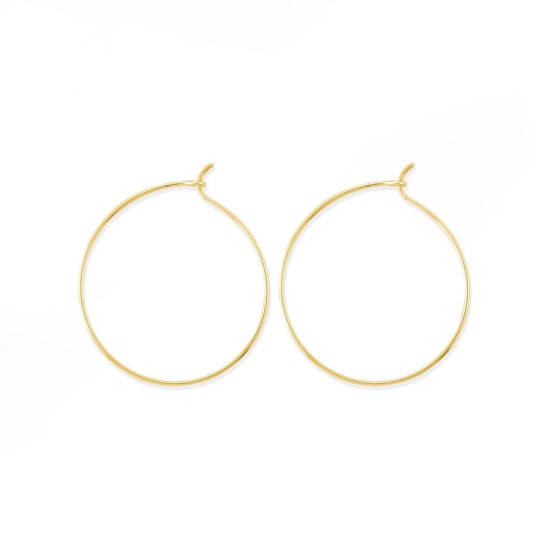Boma 14K Gold Aiko 1.2" Hoop Earrings