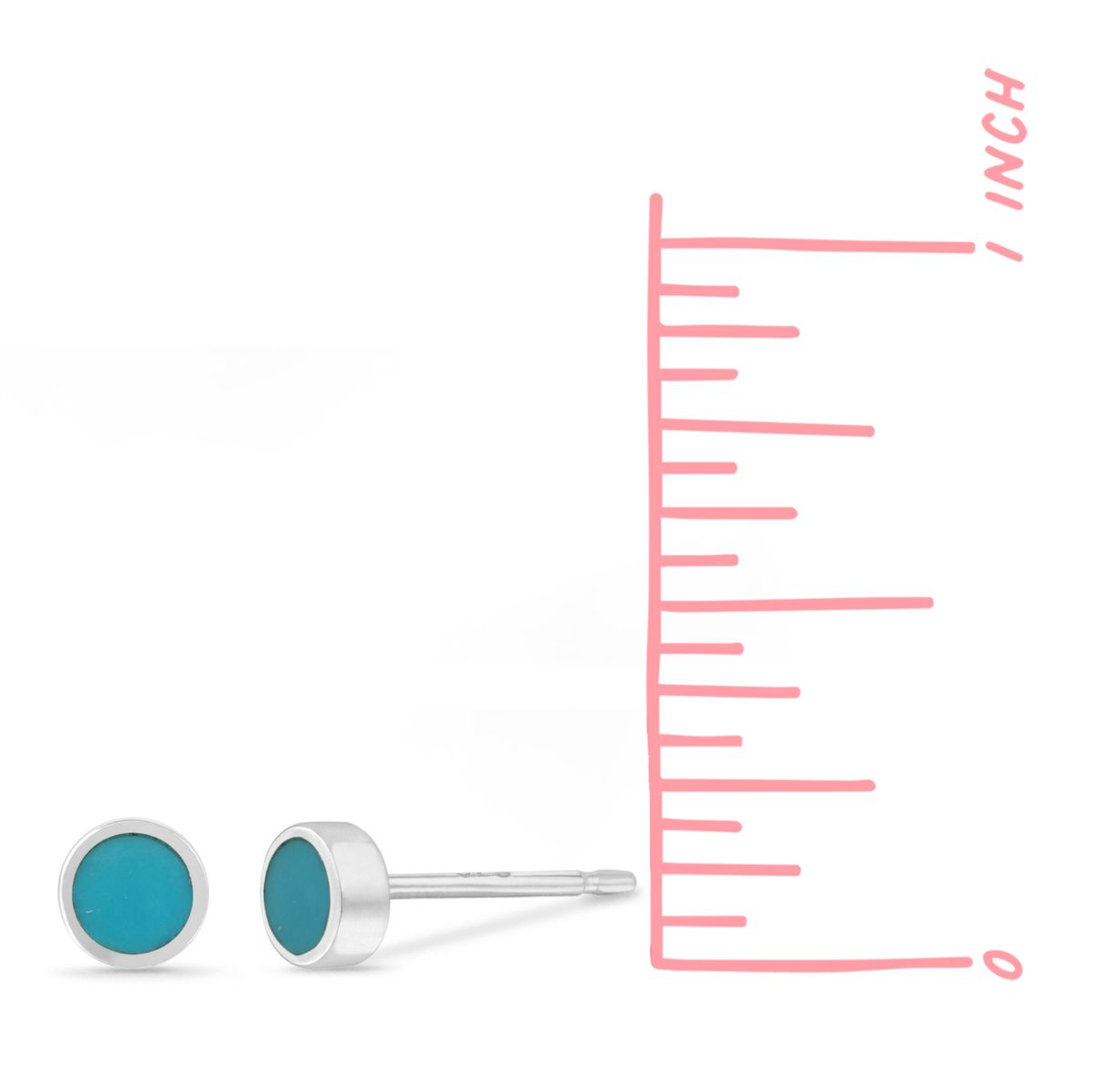 Boma Sterling Silver Round Abalone Stud Earrings