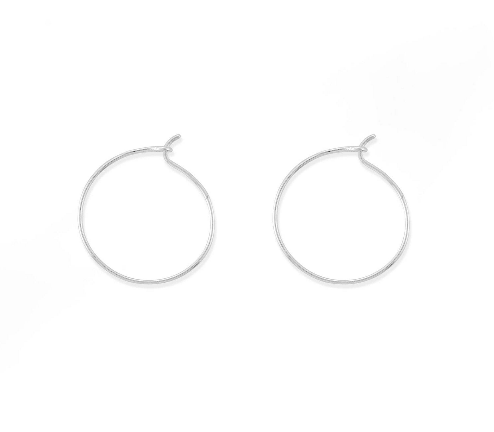 Boma Sterling Silver Aiko 0.8" Hoop Earrings