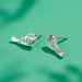 BOMA Robin Bird Outline Earring Studs