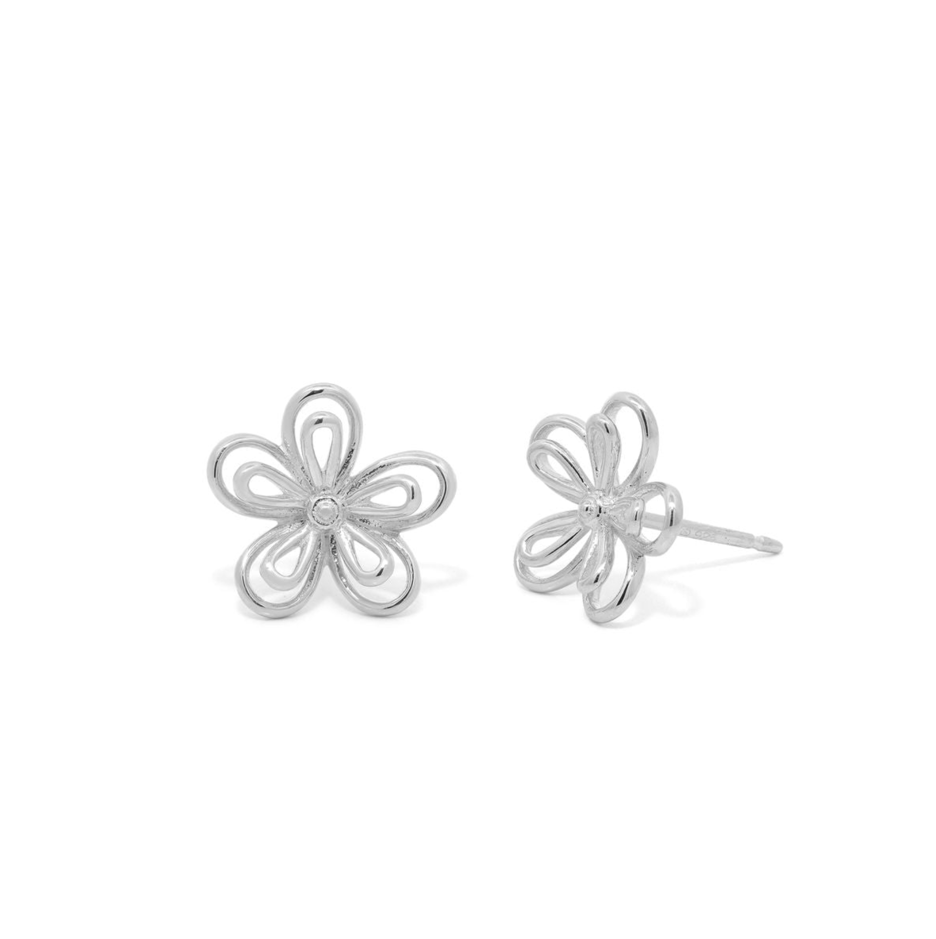 BOMA Outline Daisy Earring Studs