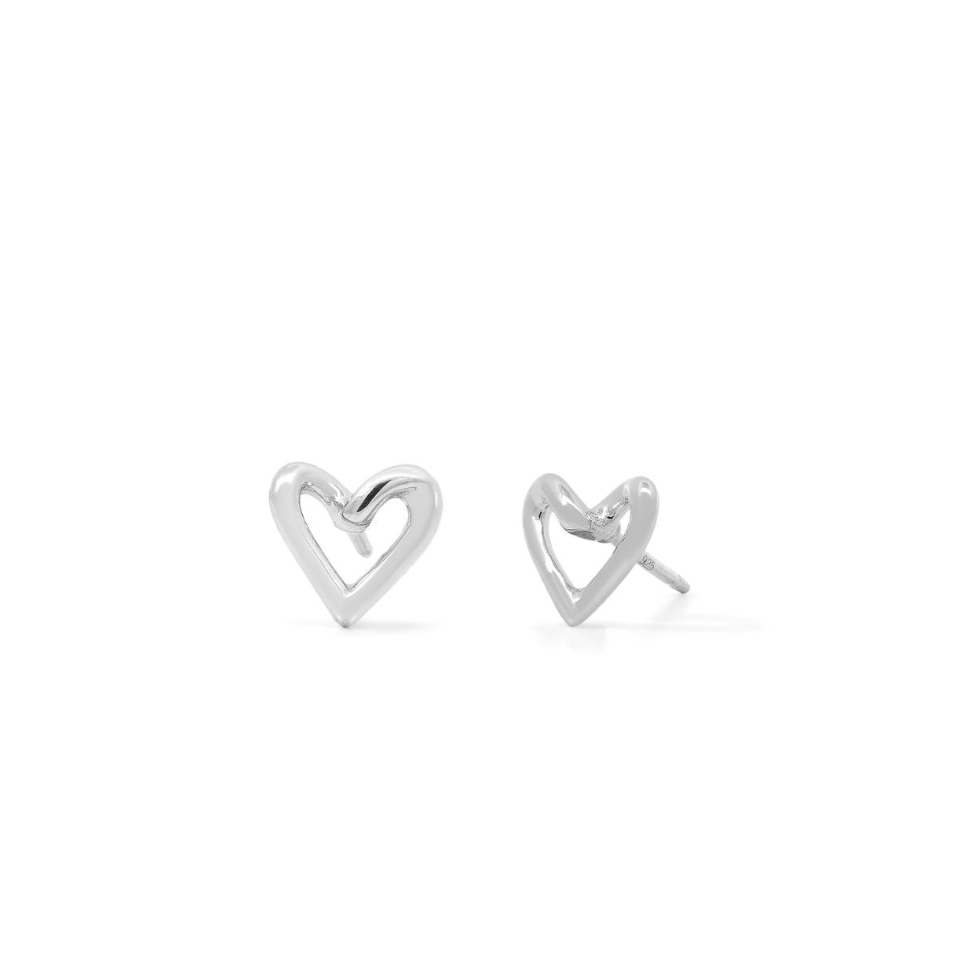 BOMA Infinite Loop Heart Studs