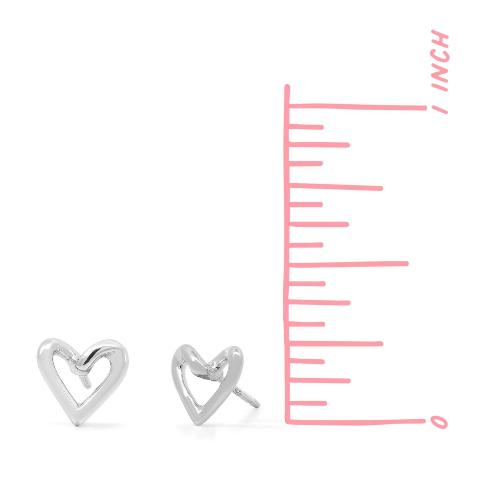 BOMA Infinite Loop Heart Studs